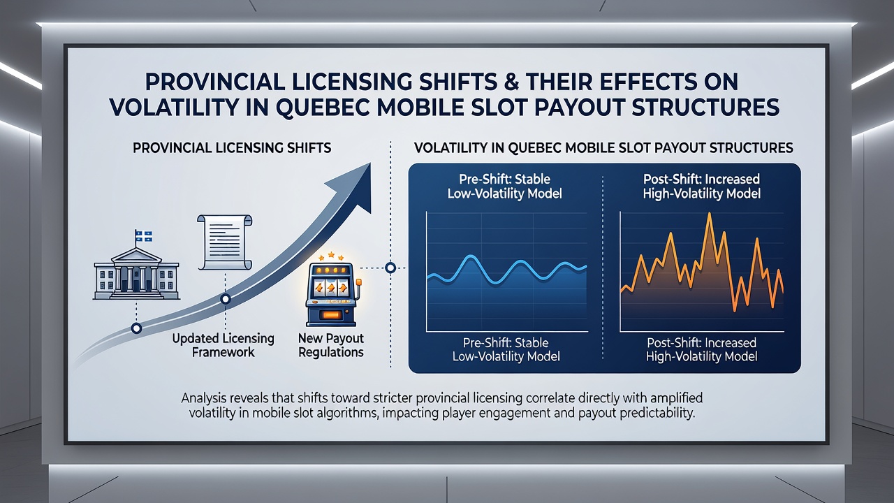Mobile phone showing Quebec slot game payout tables with regulatory compliance badges